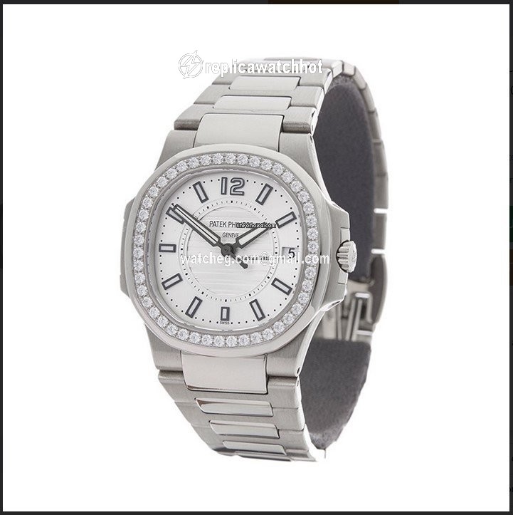 Patek Philippe Nautilus Womens watch Quartz White gold 7010 1G-001 2