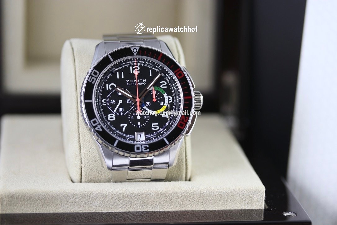 Zenith El Primero Stratos Flyback Mens watch Unisex Automatic Steel 03.2061.405 21.M2060 2