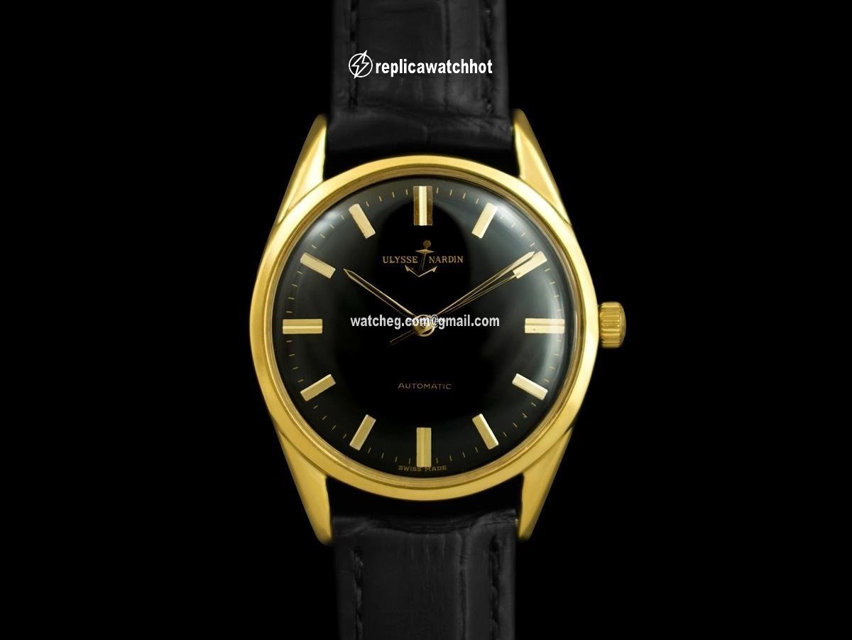 Ulysse Nardin Mens watch Unisex Automatic Gold Steel 8096 2