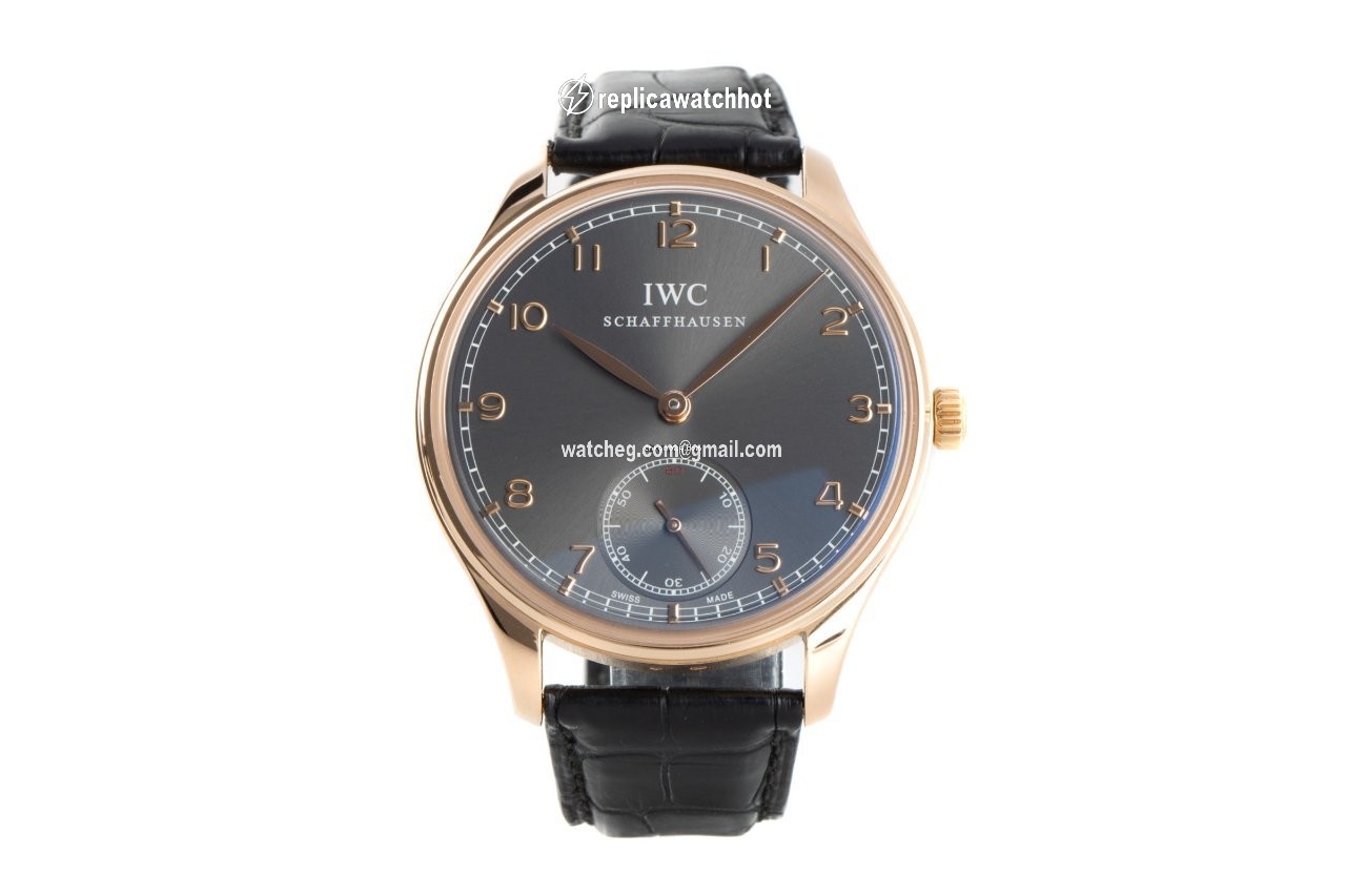 IWC Portuguese Hand-Wound Mens watch Unisex Manual winding Red gold IW545406 2