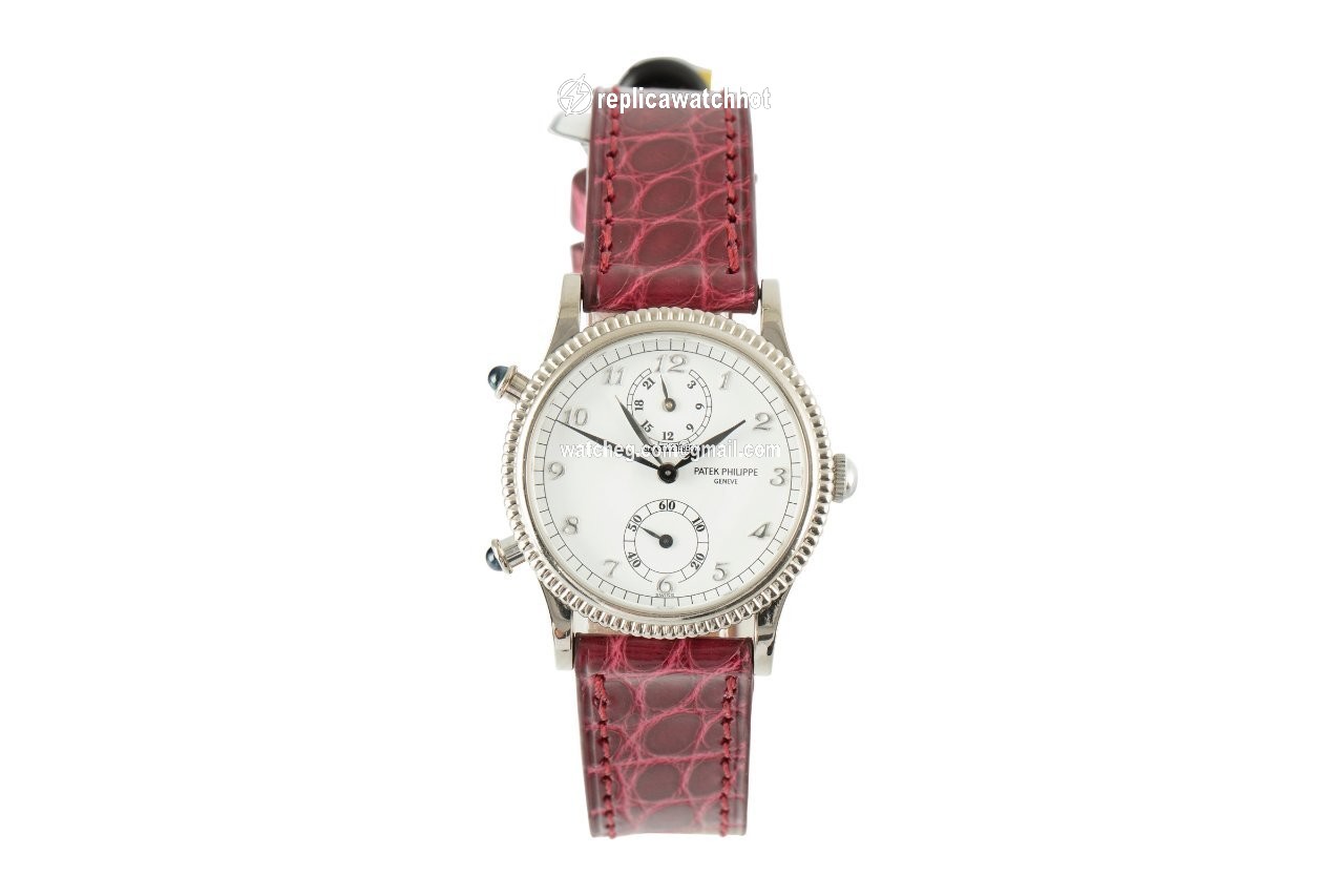 Patek Philippe Travel Time Womens watch Automatic White gold 4864 2