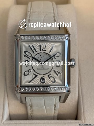 Jaeger-LeCoultre Reverso Squadra Lady Duetto Womens watch Automatic Steel 705.84.20 2