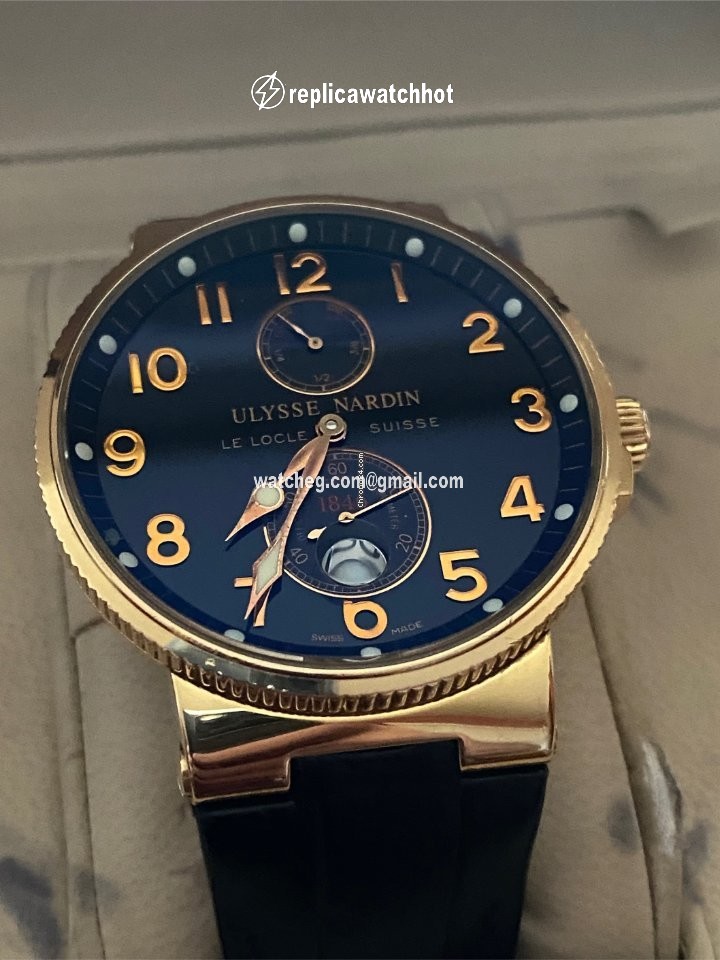 Ulysse Nardin Marine Chronometer 41mm Mens watch Unisex Automatic Rose gold 266-66-3 62 2
