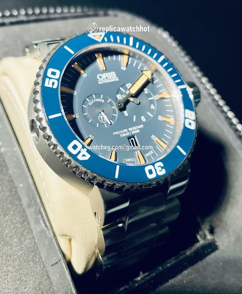 Oris Mens watch Unisex Automatic Titanium 01 749 7663 7185-Set MB 2