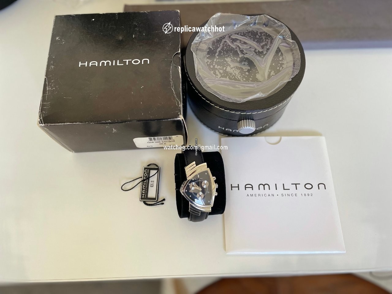 Hamilton Ventura Mens watch Unisex Quartz Steel H24432751 2
