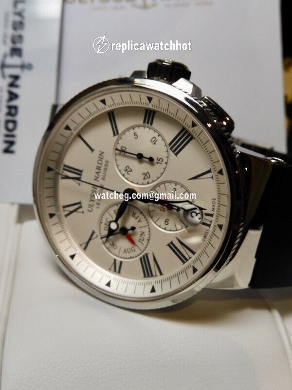 Ulysse Nardin Marine Chronograph Automatic Steel 1533-150 40 2