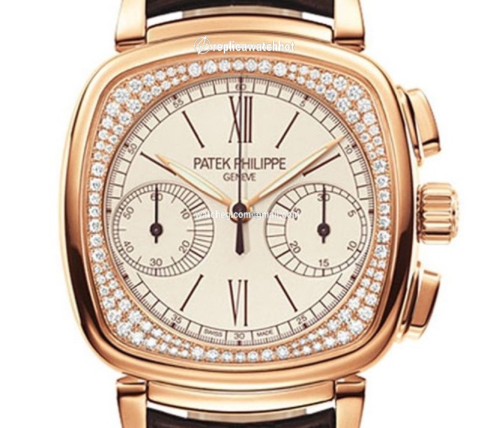 Patek Philippe Chronograph Womens watch Manual winding White gold 7071R-001 2
