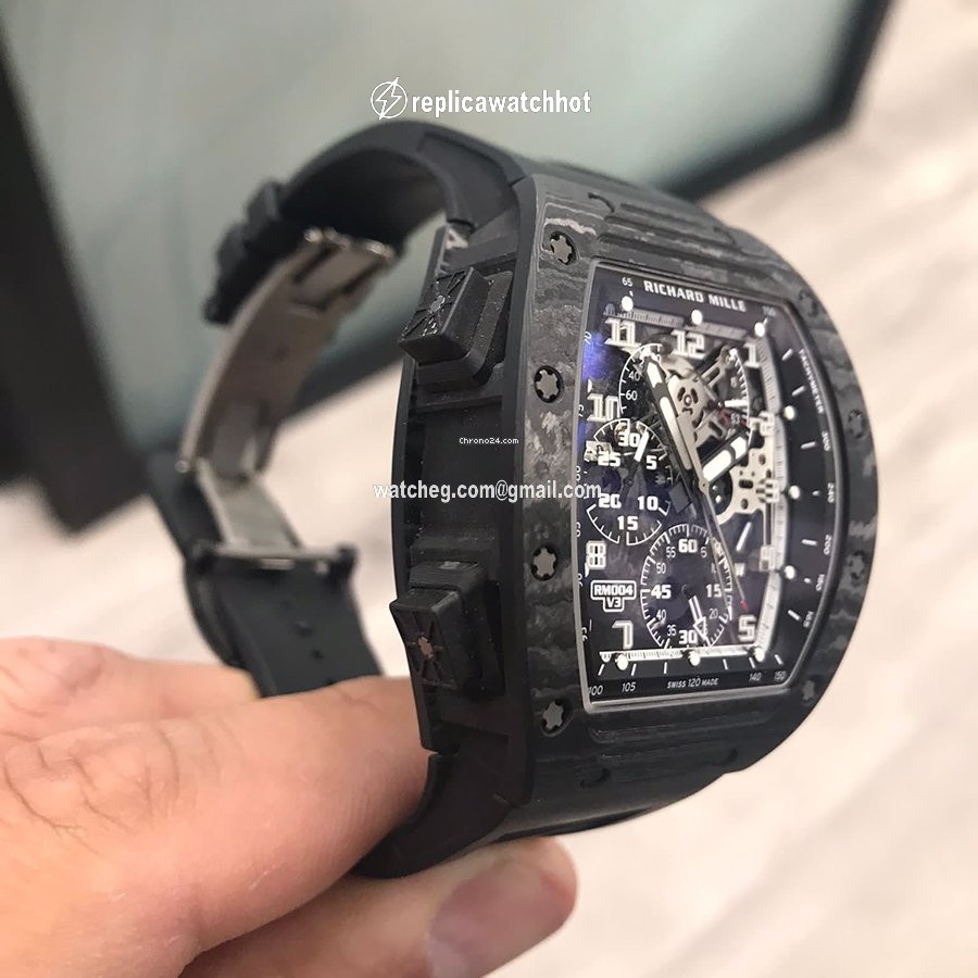 Richard Mille Mens watch Unisex Manual winding Carbon RM004 2