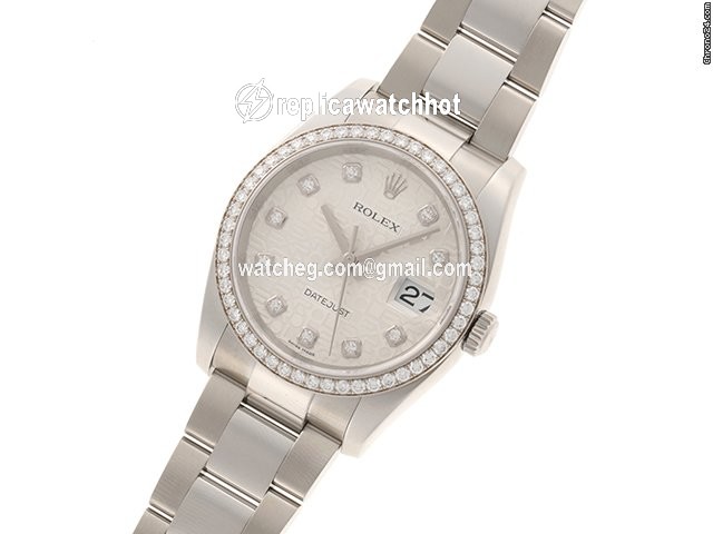 Rolex Datejust 36 Mens watch Unisex Gold Steel Automatic 116244G 2
