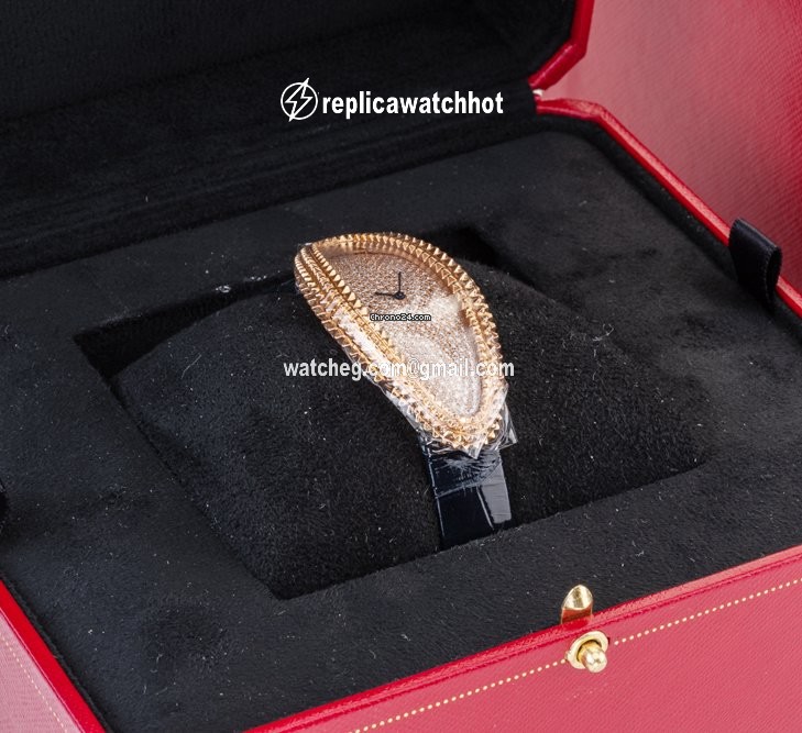 Cartier Baignoire Womens watch Manual winding Rose gold WJBA0017 2