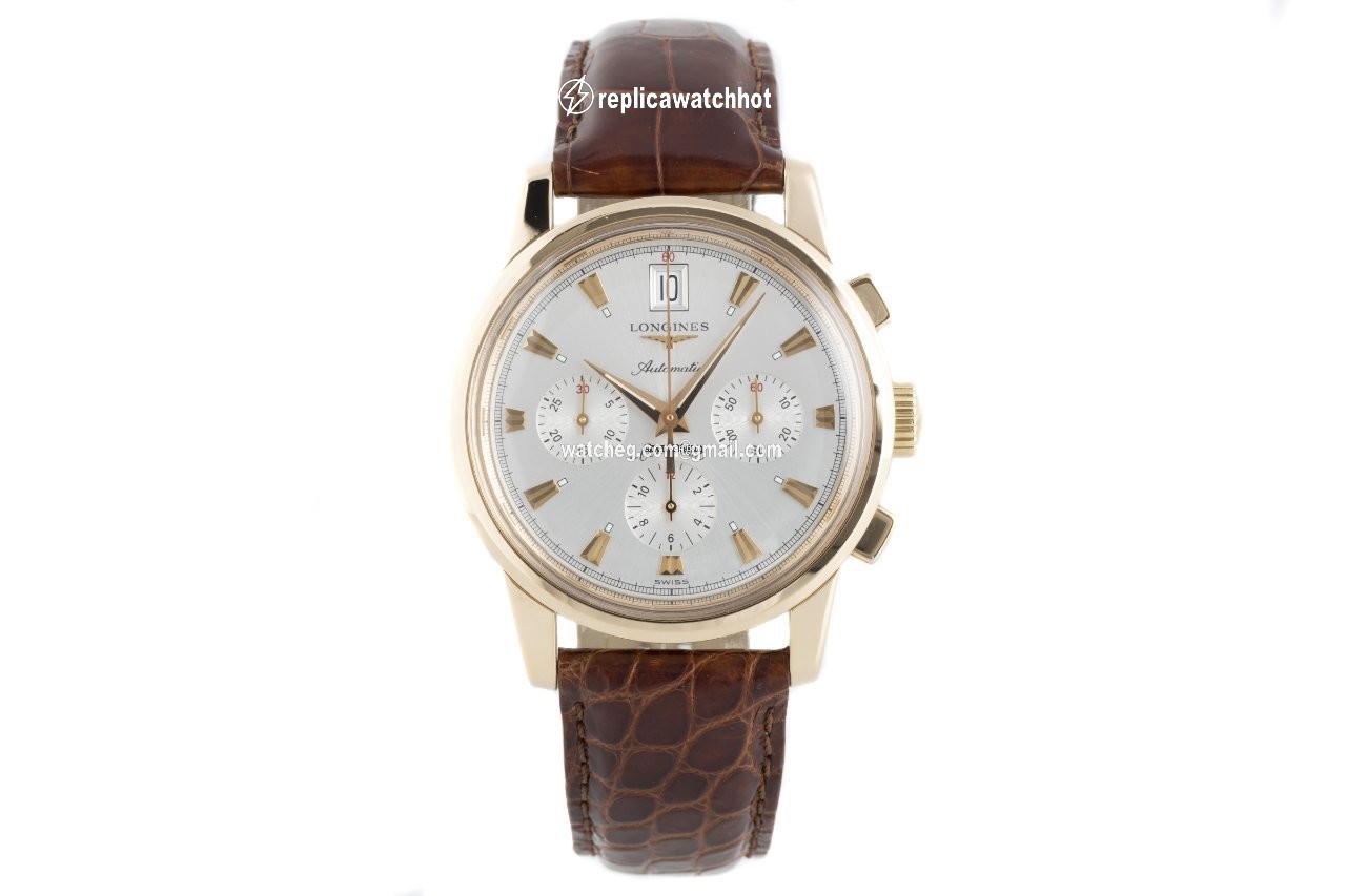 Longines Conquest Heritage Mens watch Unisex Automatic Red gold L1.641.8 2