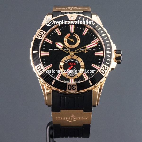 Ulysse Nardin Diver Chronometer Mens watch Unisex Automatic Rose gold 266-10-3 92 2