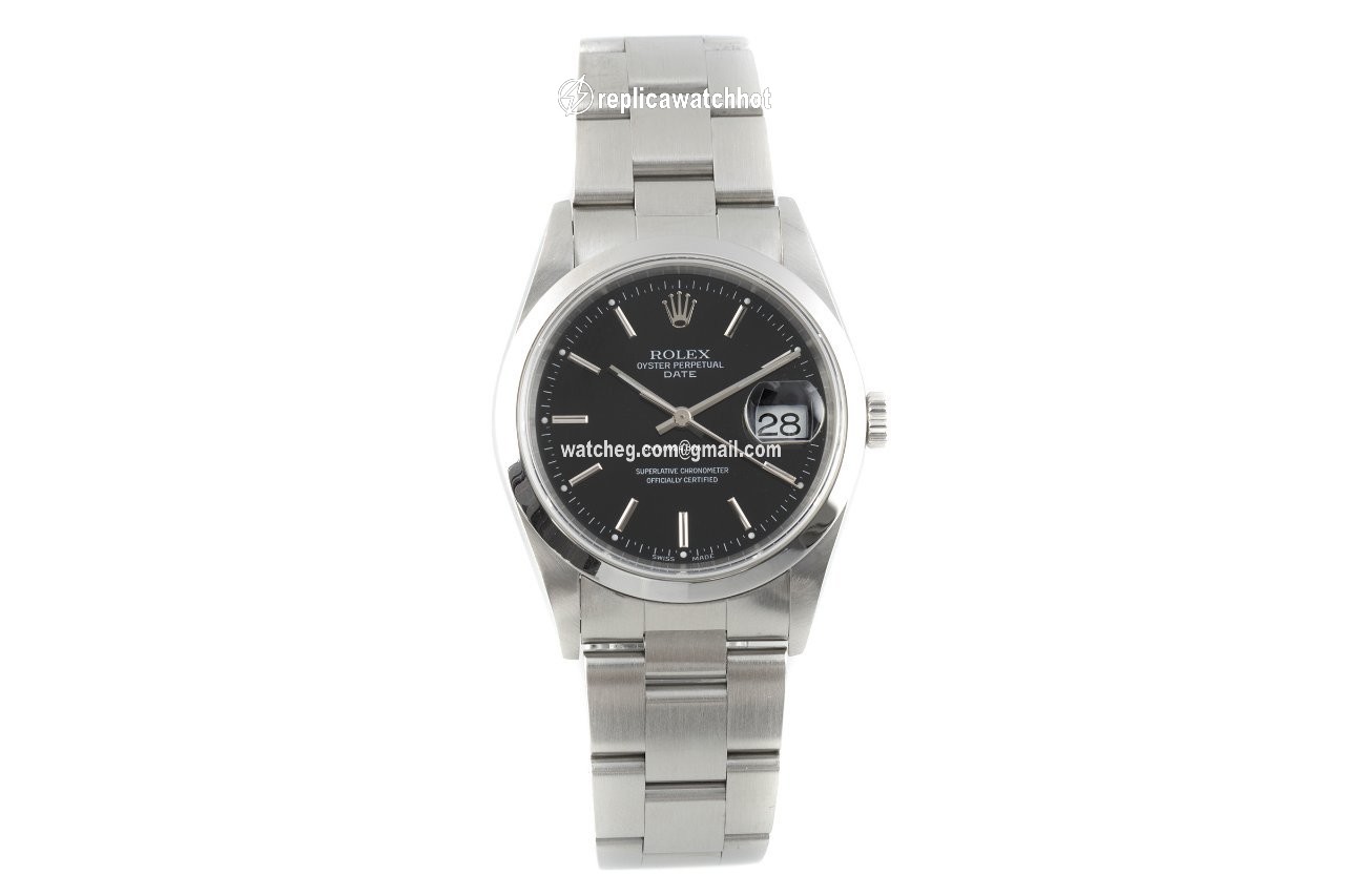 Rolex Oyster Perpetual Date Mens watch Unisex Steel Automatic 15200 2
