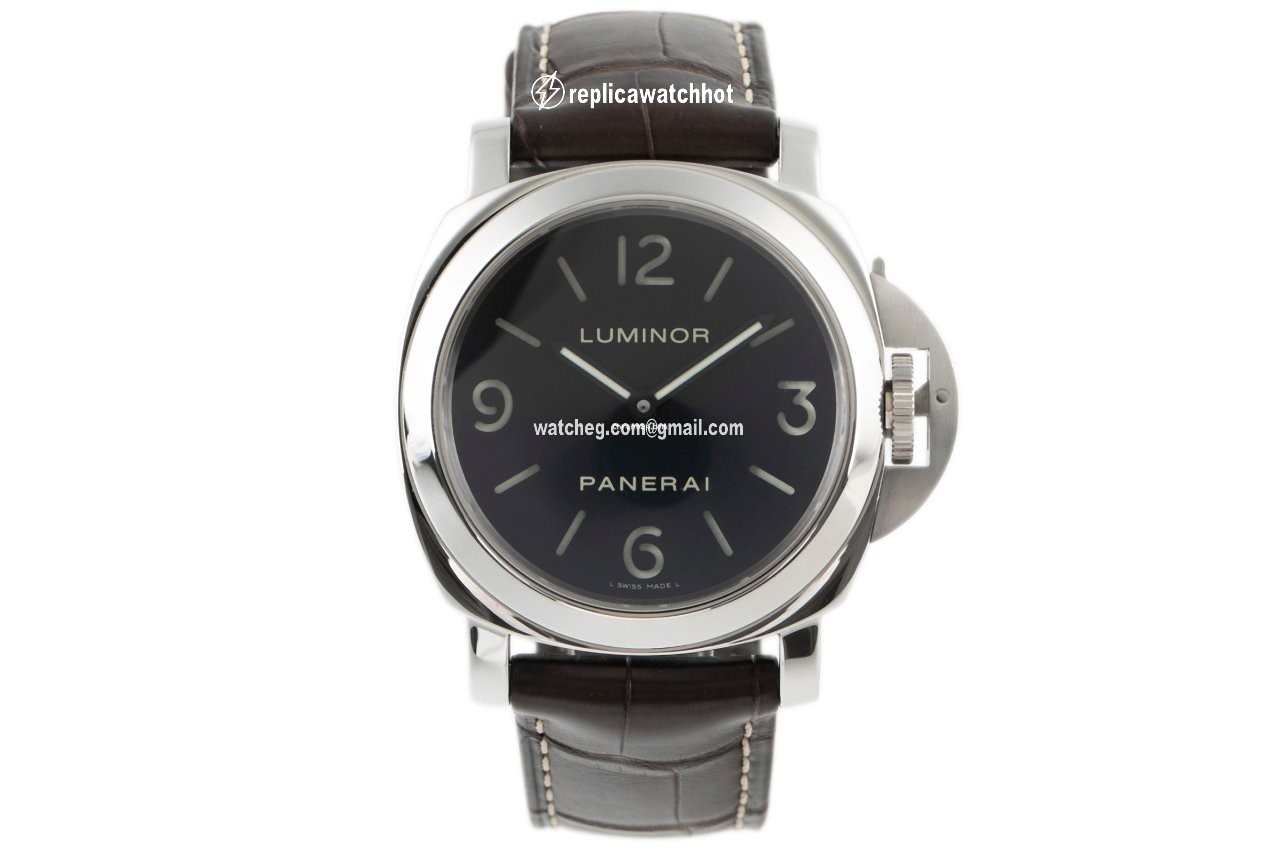 Panerai Luminor Base Mens watch Unisex Manual winding Steel PAM112 2