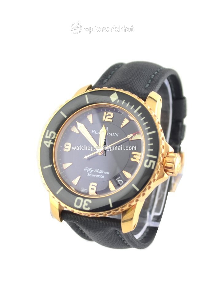 Blancpain Fifty Fathoms Mens watch Unisex Automatic Rose gold 5015-3630-52 2