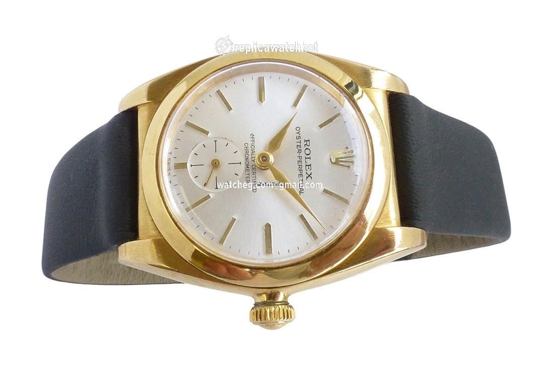 Rolex Bubble Back Mens watch Unisex Yellow gold Automatic 3130 2
