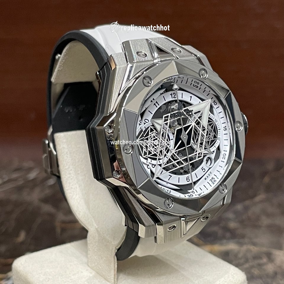 Hublot Big Bang Sang Bleu Mens watch Unisex Titanium 418.NX.2001.RX.MXM20 2