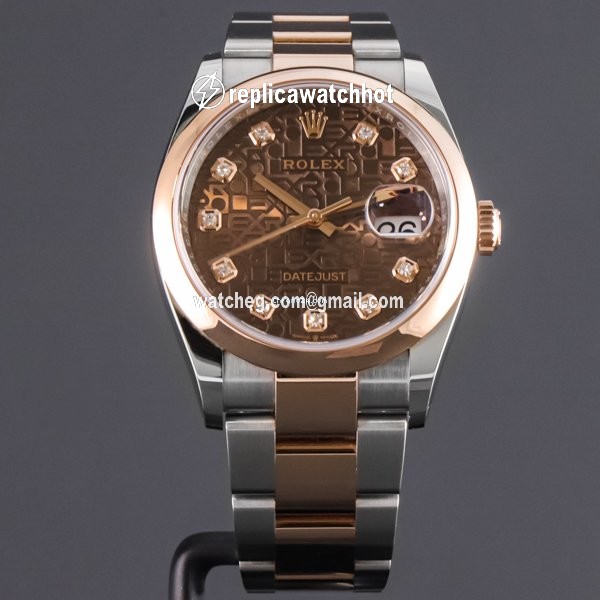 Rolex Datejust 36 Mens watch Unisex Gold Steel Automatic 126201 chojdj 2