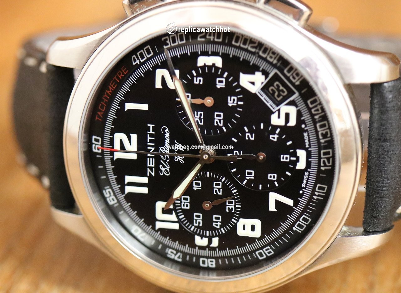 Zenith El Primero Chronograph Mens watch Unisex Manual winding Steel 01.0500.420 2