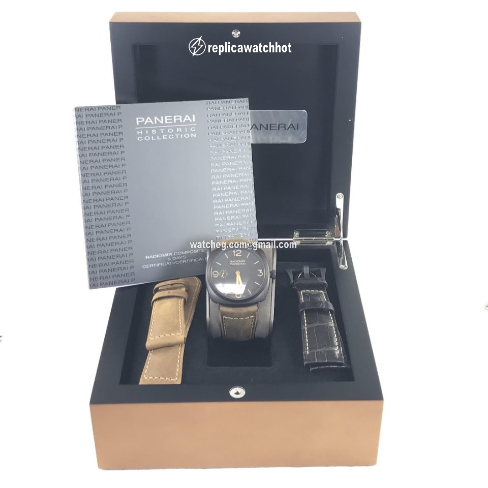 Panerai Radiomir 3 Days 47mm Mens watch Unisex Manual winding Ceramic PAM 00504 2
