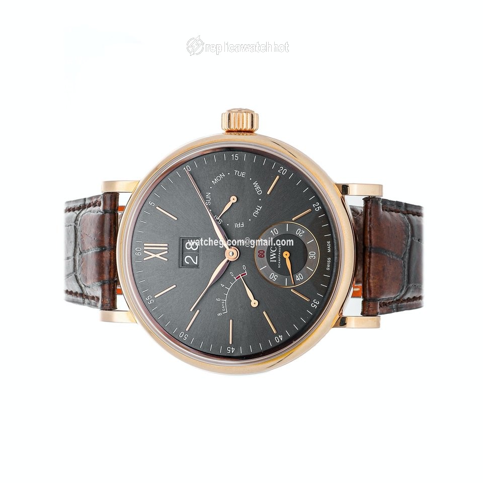 IWC Portofino Hand-Wound Mens watch Unisex Manual winding Rose gold IW5162-03 2