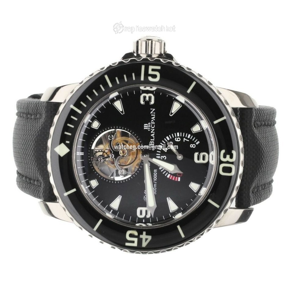 Blancpain Fifty Fathoms Mens watch Unisex Automatic White gold 5025-1530-52-A 2
