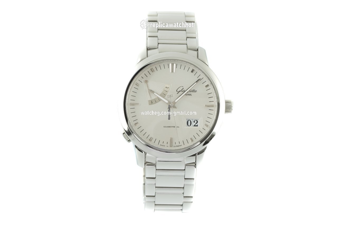 Glashtte Original Mens watch Unisex Automatic Steel 100-01-13-02-04 2