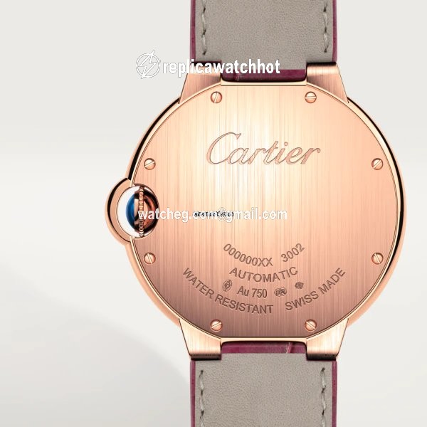 Cartier Ballon Bleu 36mm Womens watch Automatic Rose gold WJBB0034 2