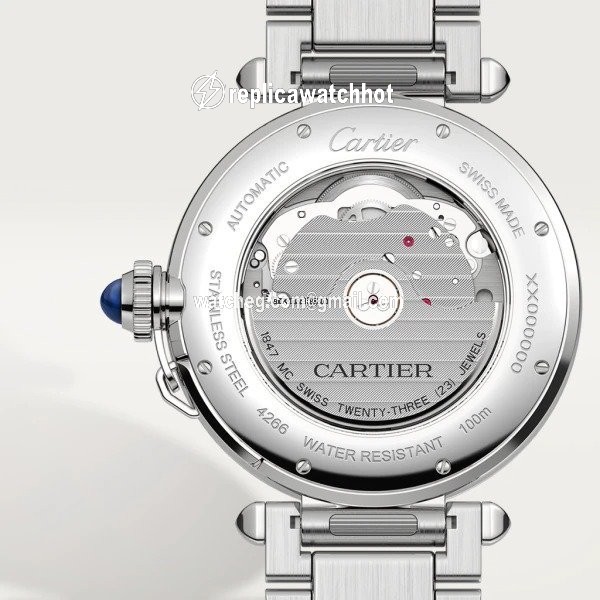 Cartier Pasha Mens watch Unisex Automatic Steel WSPA0009 2