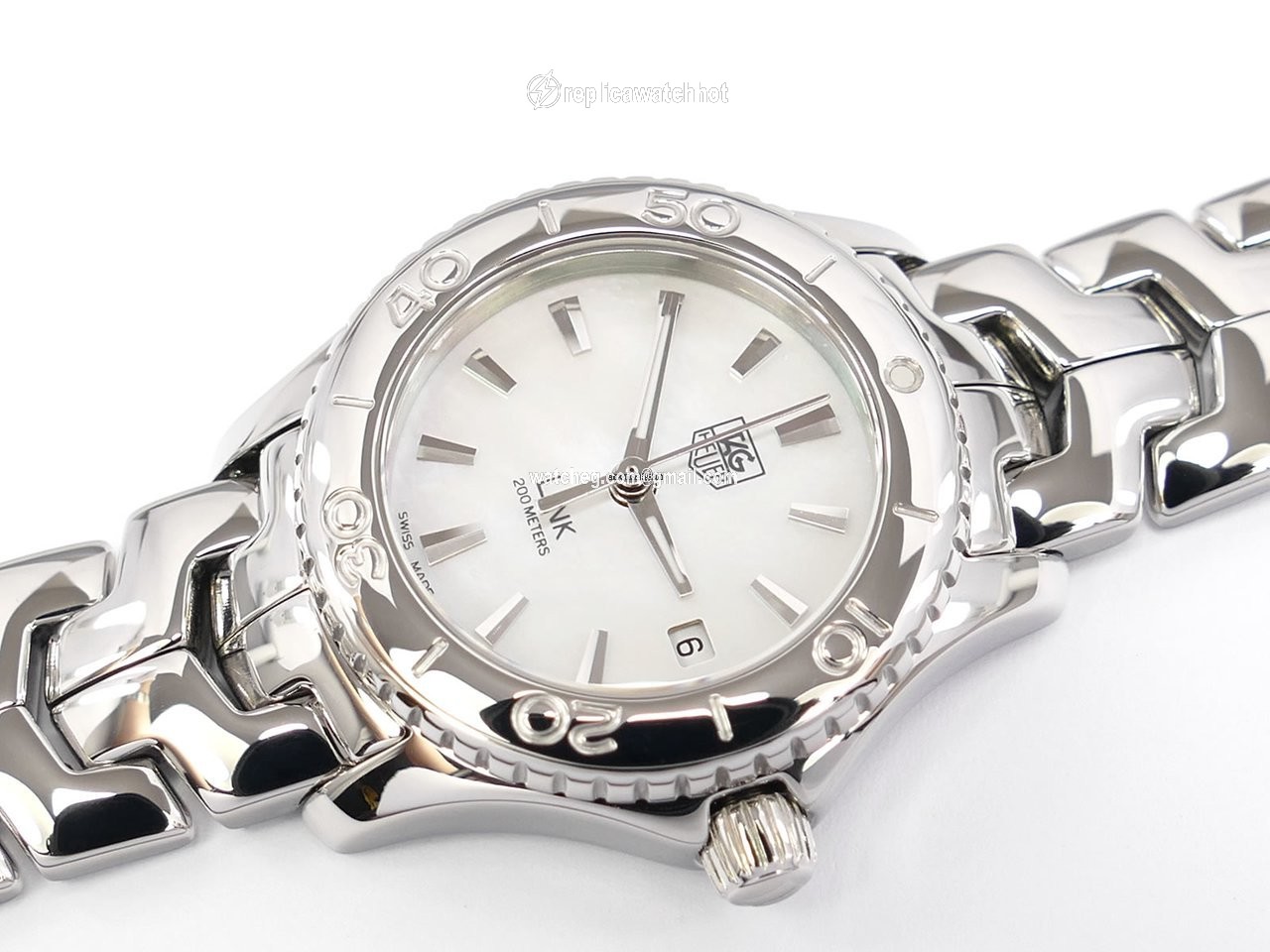 TAG Heuer Link Lady Womens watch Quartz Steel WJ1313.BA0572 2