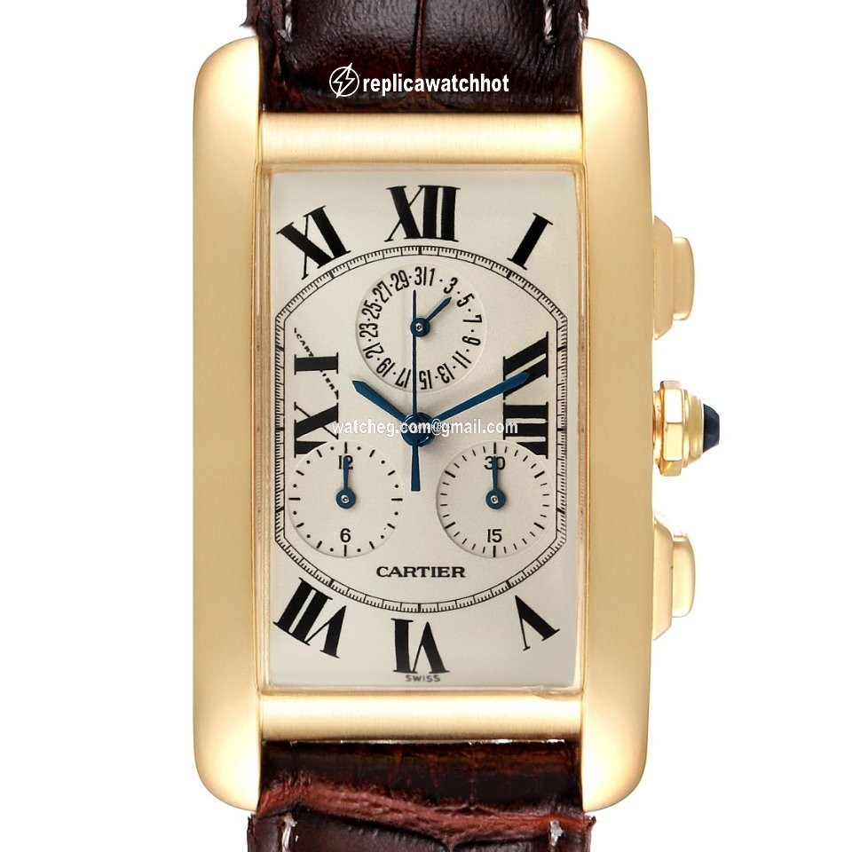 Cartier Tank Americaine Mens watch Unisex Quartz W2601156 2