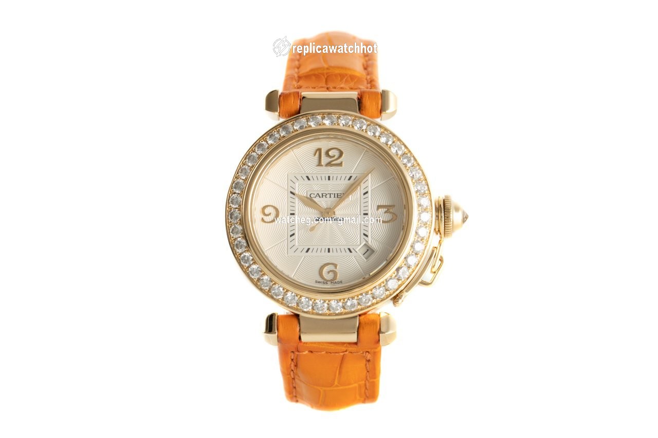 Cartier Pasha Womens watch Automatic Yellow gold 2519 2