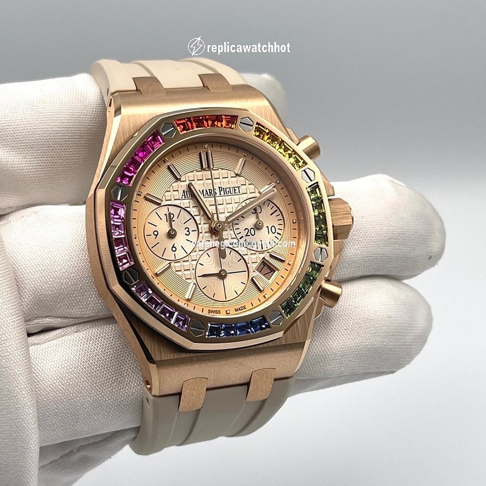 Audemars Piguet Royal Oak Offshore Chronograph Womens watch Automatic Rose gold 26236OR.YY.D085CA.01 2