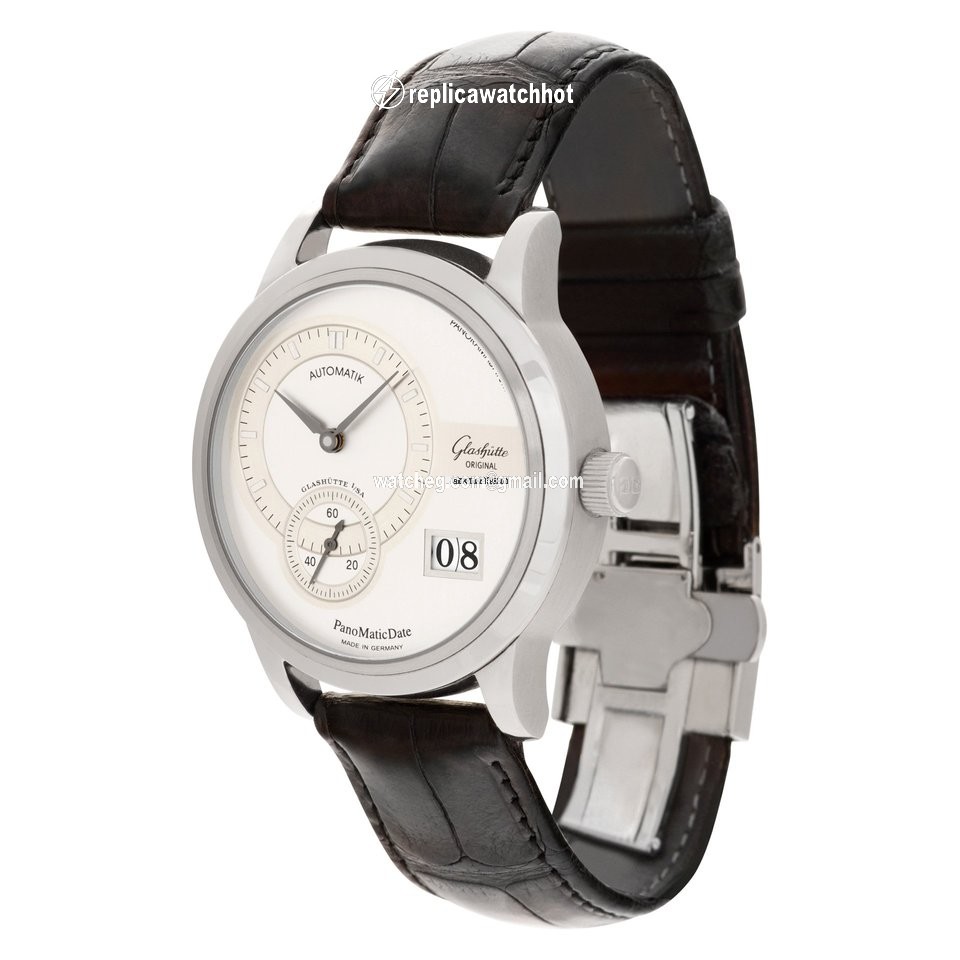 Glashtte Original PanoMaticDate Mens watch Unisex Automatic Steel 90-01-02-02-04 2