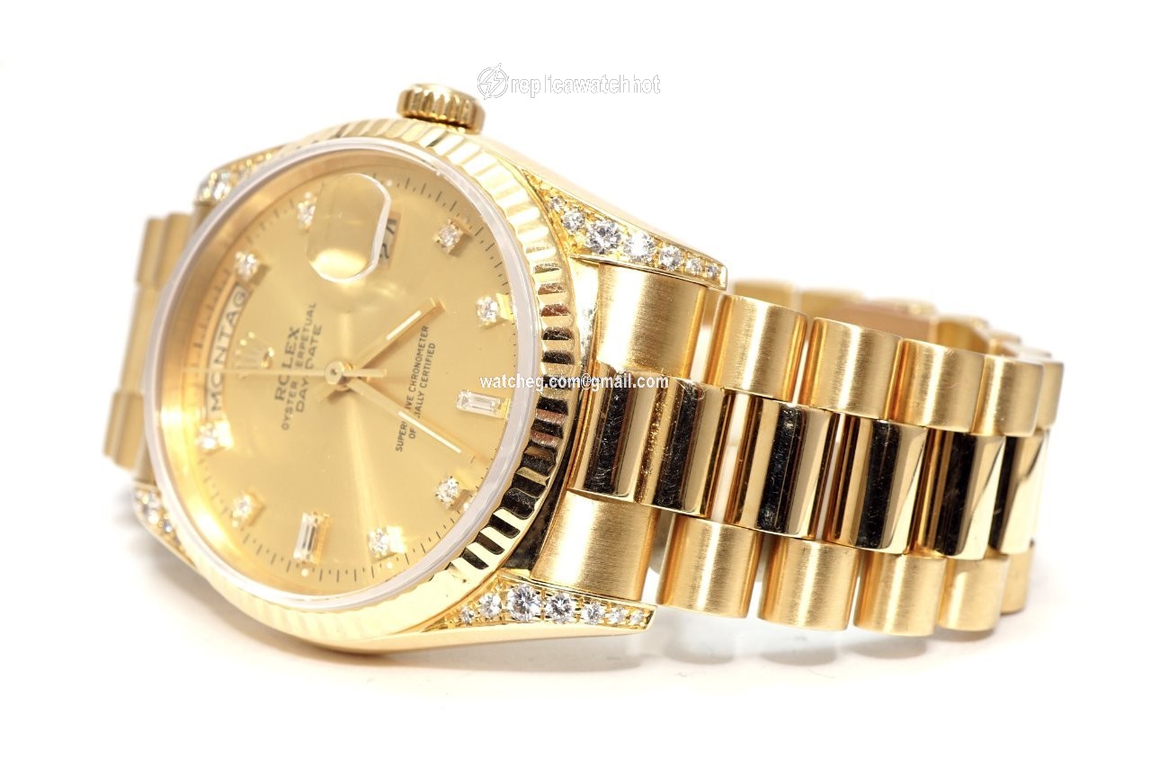 Rolex Day-Date 36 Mens watch Unisex Yellow gold Automatic 18338 2