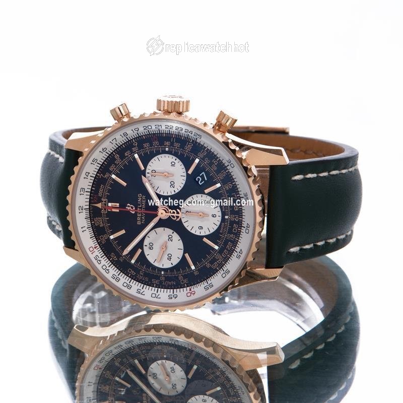 Breitling Navitimer 1 B01 Chronograph 43 Mens watch Unisex Automatic Rose gold Rb0121211b1p1 2