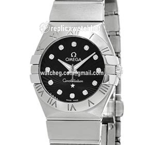 Omega Constellation Quartz Womens watch Quartz Steel 123.10.27.60.51.001 2