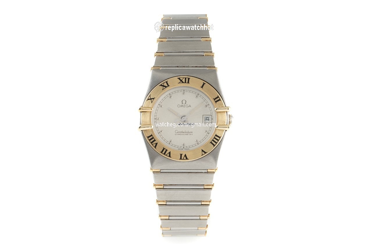 Omega Constellation Ladies Womens watch Quartz Gold Steel 598.0003 2