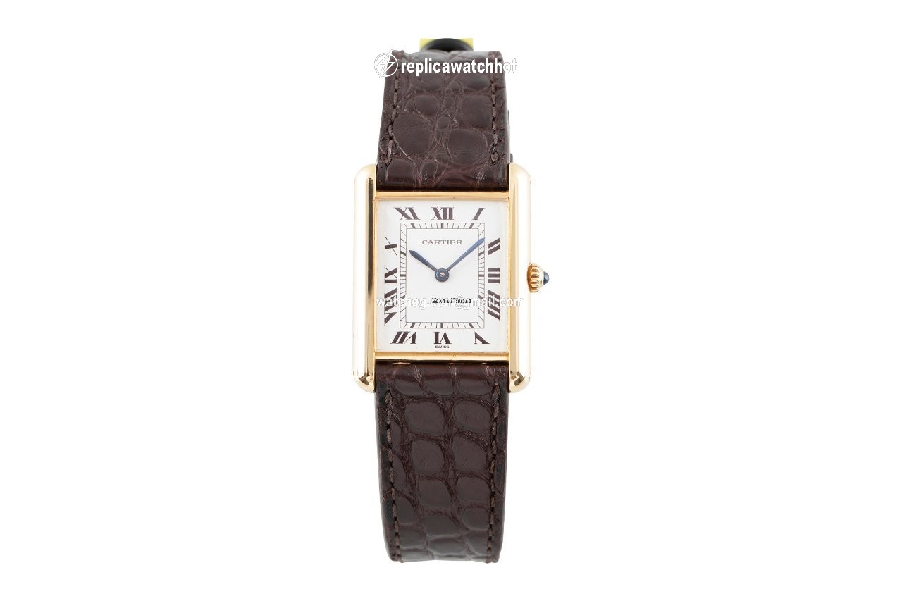 Cartier Tank Womens watch Quartz Yellow gold 8105 2