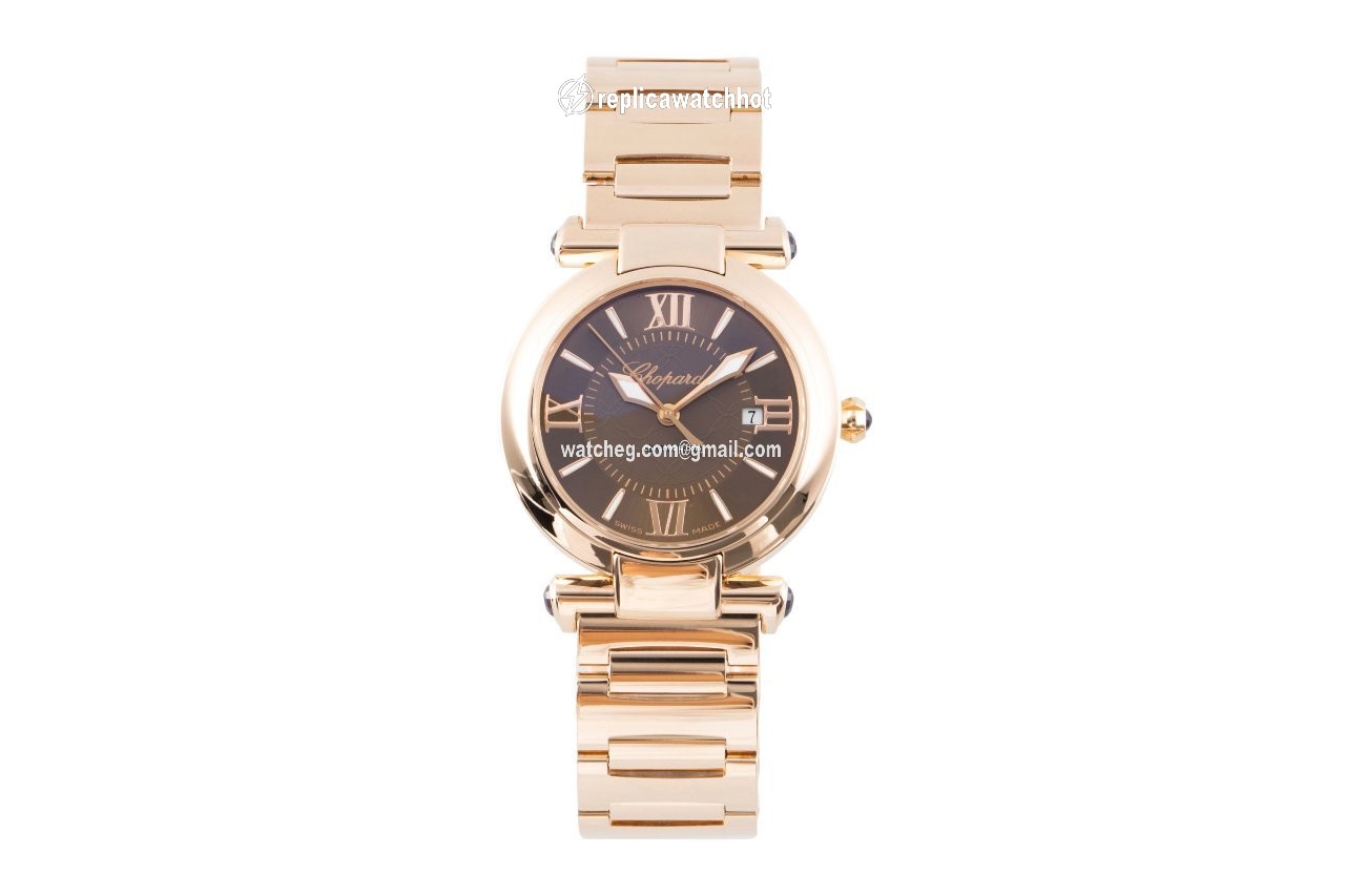 Chopard Imperiale Womens watch Quartz Red gold 384238-5006 2