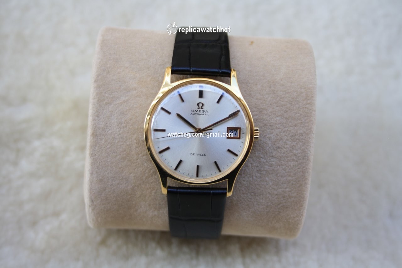 Omega De Ville Mens watch Unisex Automatic Gold Steel 162046 2
