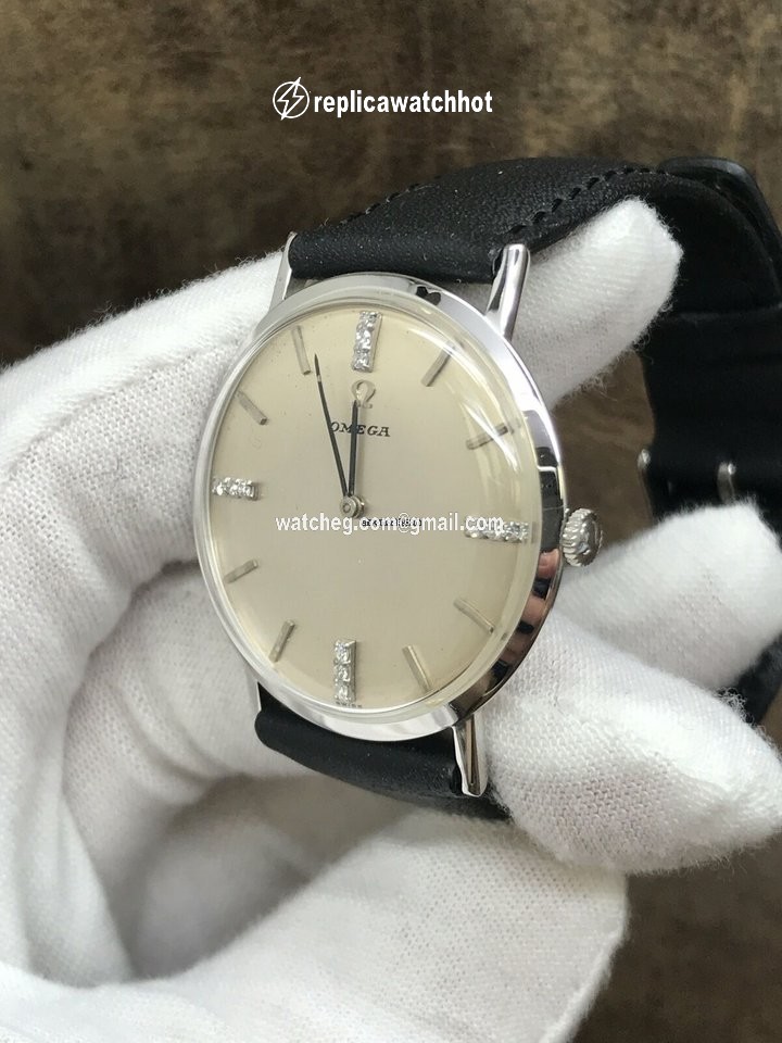 Omega De Ville Manual winding White gold 6672 2