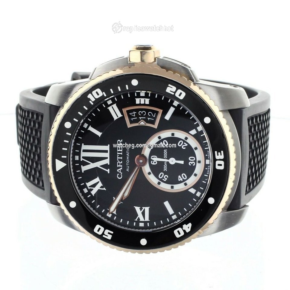 Cartier Calibre de Cartier Diver Mens watch Unisex Automatic Gold Steel W710055 2