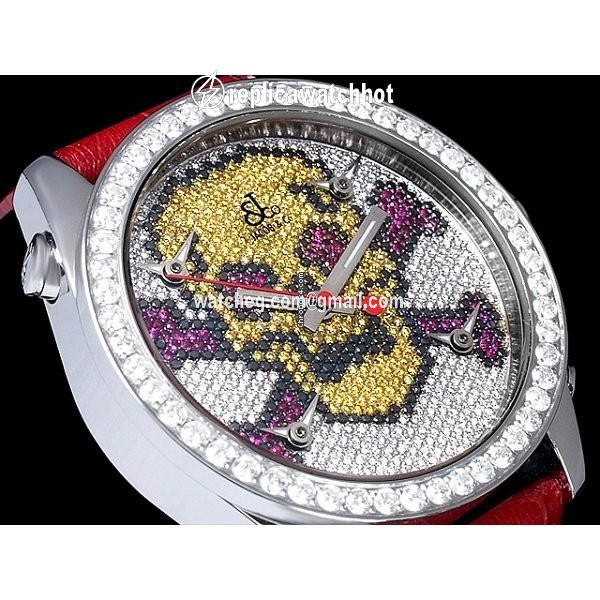 Jacob & Co. Five Time Zone Quartz Steel JCM-SKULL6D 2