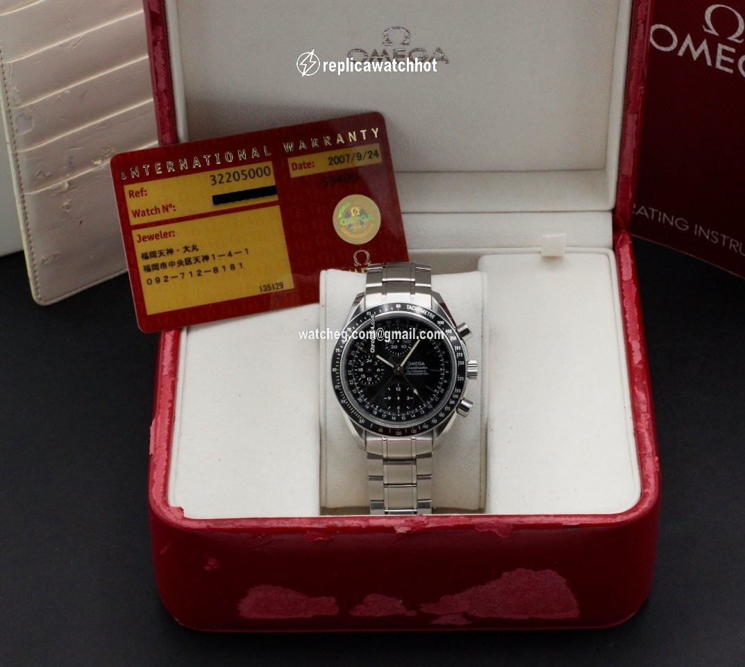 Omega Speedmaster Day Date Mens watch Unisex Automatic Steel 3220.50.00 2