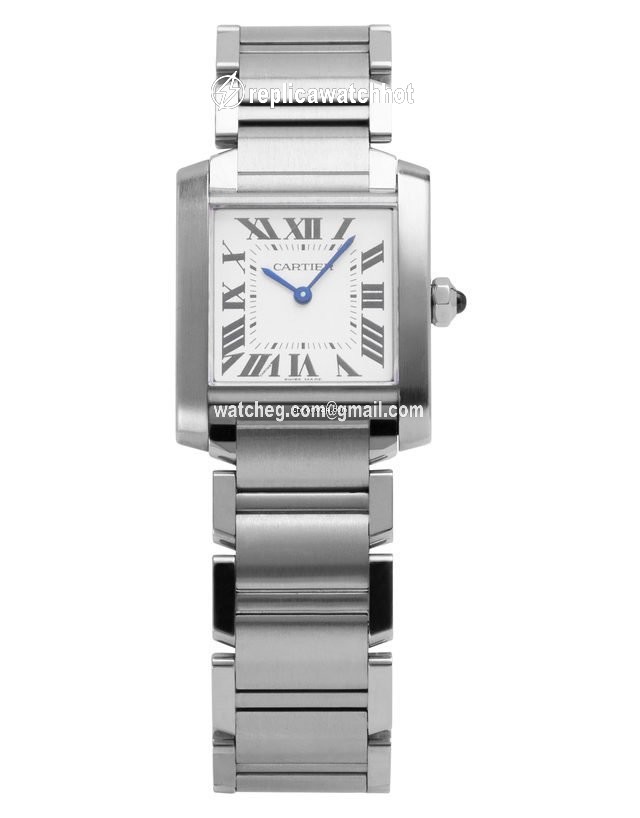 Cartier Tank Francaise Mens watch Unisex Quartz Steel WSTA0005 3751 2