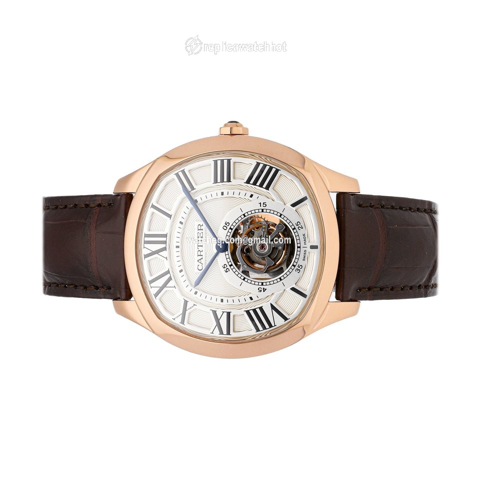 Cartier Drive de Cartier Mens watch Unisex Manual winding Rose gold W4100013 2