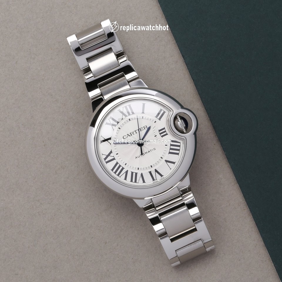 Cartier Ballon Bleu 33mm Womens watch Automatic Steel W6920071 or 3489 2