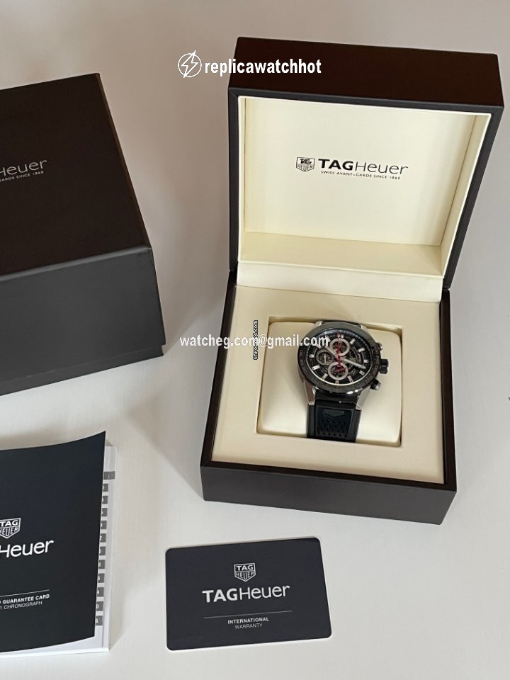 TAG Heuer Carrera Calibre HEUER 01 Mens watch Unisex Automatic Steel CAR2A1Z.FT6044 2