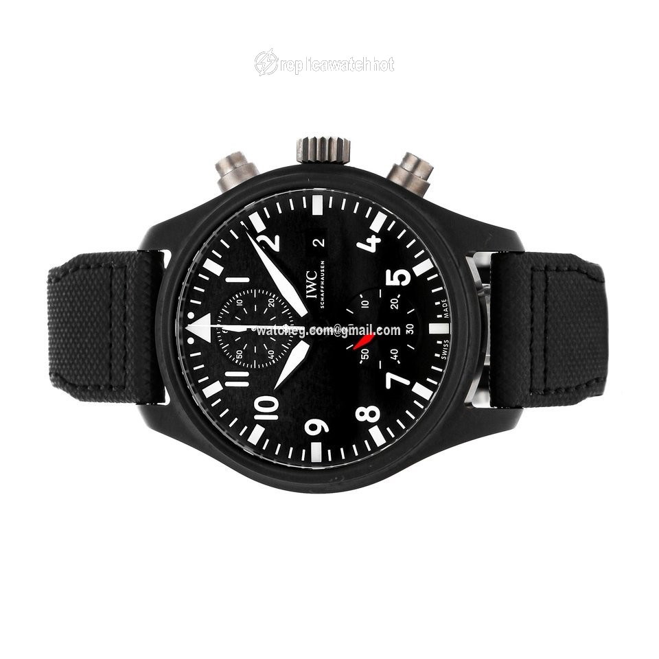 IWC Pilot Chronograph Top Gun Mens watch Unisex Automatic Ceramic IW3890-01 2